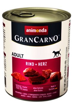 Animonda pes GRANCARNO konz. ADULT hovězí/srdce 800g